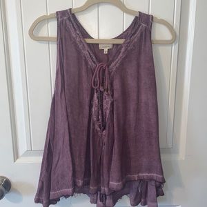 Purple tank
